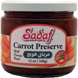 Sadaf Carrot Preserve with Orange Peels 12×12 oz.