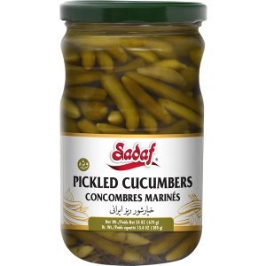 Sadaf Pickled Cucumbers with Tarragon 12×24 oz