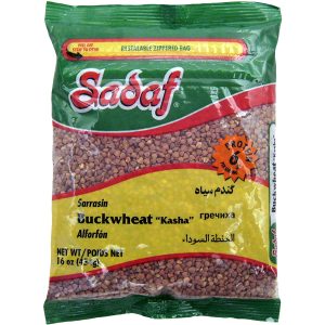 Sadaf Toasted Buckwheat Kasha, Whole – 24x16oz